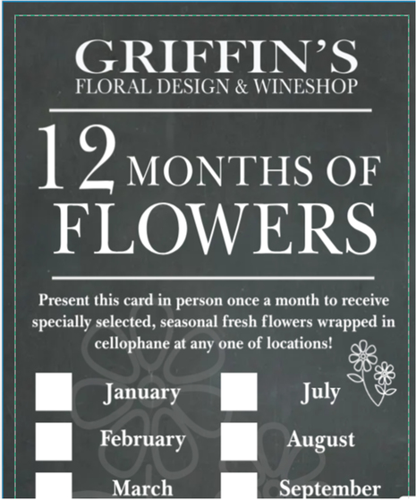12 Months of Flowers Liberty Christian Volleyball