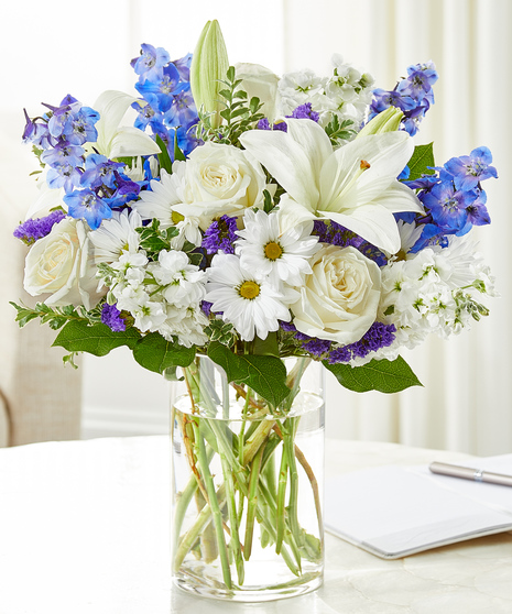 Peaceful Tribute Sympathy Vase