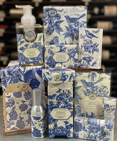 Indigo Cotton Michel Design Works  Gift Set