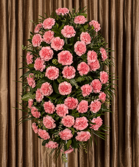 Pink Carnation Tribute Standing Spray