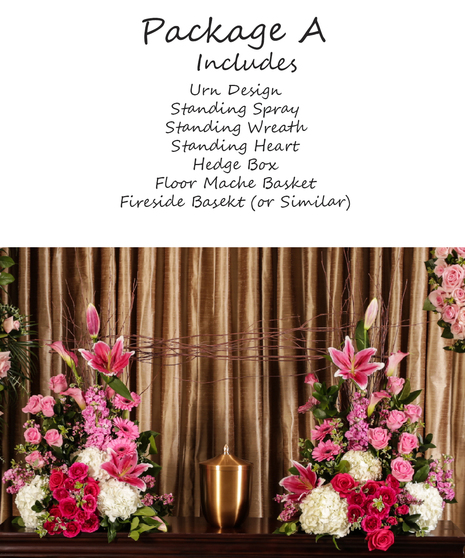 Pink Memorial Garden Package A
