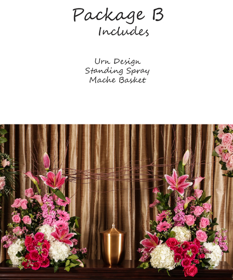 Pink Memorial Garden Package B
