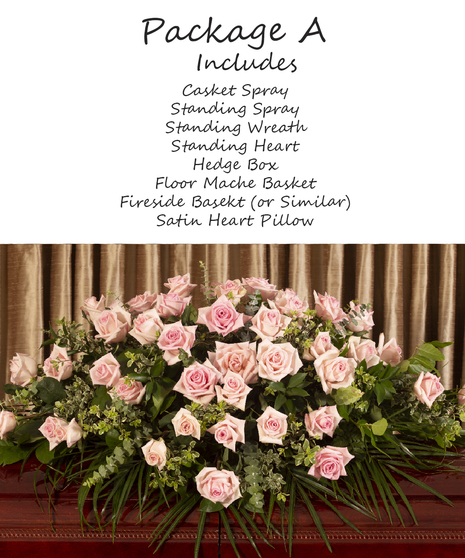 Pink Rose Tribute Package A