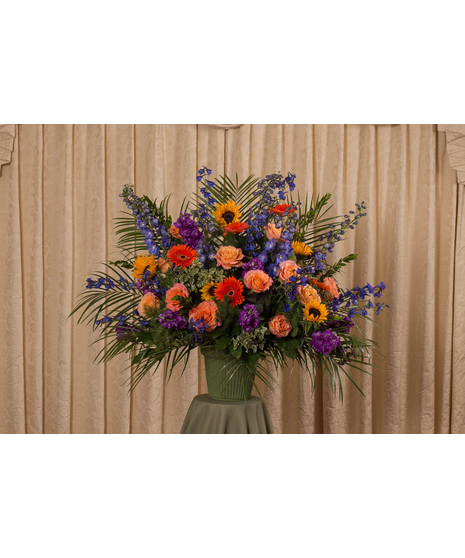Vibrance of Life Mache Basket