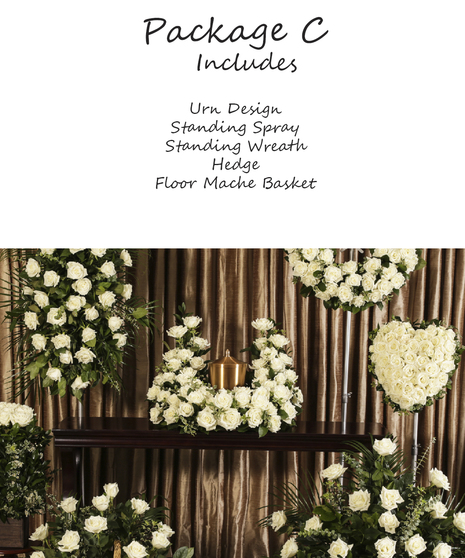 White Rose Memorial Package C
