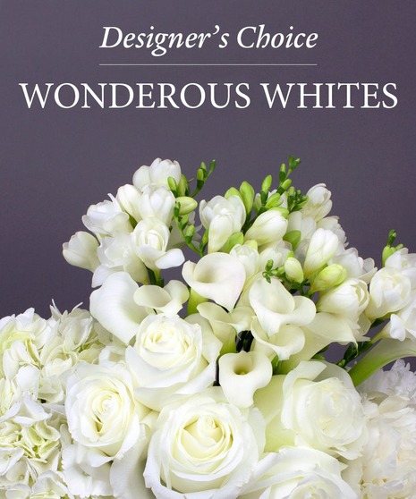 Fresh Floral Arrangement - White Designers Choice
