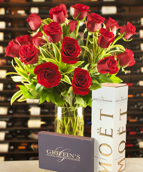 18 Roses Columbus Oh, Valentine Roses, Columbus Ohio, Dozen In A Half Roses Columbus Ohio