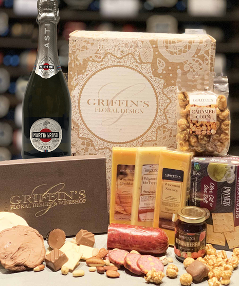 Martini Rossi Asti Champagne Savory & Sweet Gourmet Basket