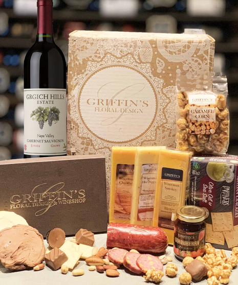 Grgich  Wine Sweet & Savory Gift Set Columbus Ohio Gourmet Wine Baskets 