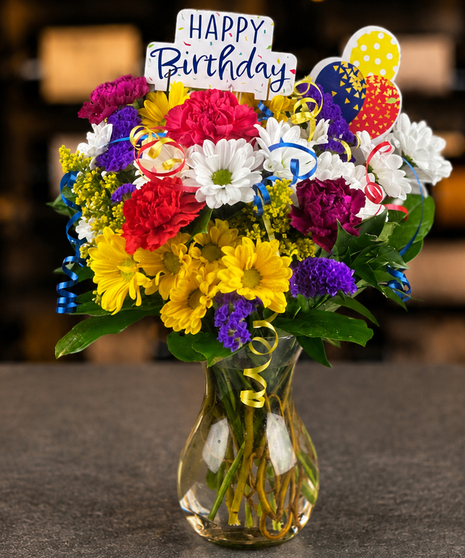 Birthday Wish Vase