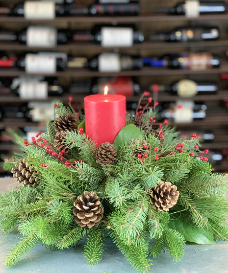 A Berry Bright Christmas Centerpieces Columbus Ohio Florists Newark Oh Griffins
