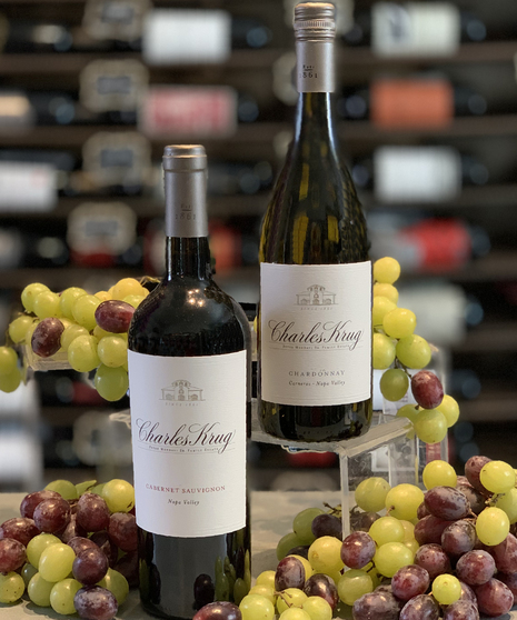 Charles Krug Cabernet Chardonnay Wine Set