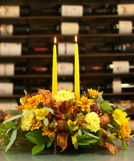 Double Candle Centerpiece