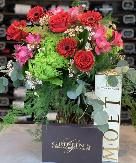 LOVE is in the air Valentines Day Flowers Columbus Ohio Griffins Floral