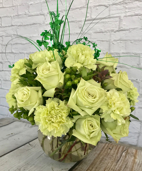 Lucky Rose And Carnation Bowl