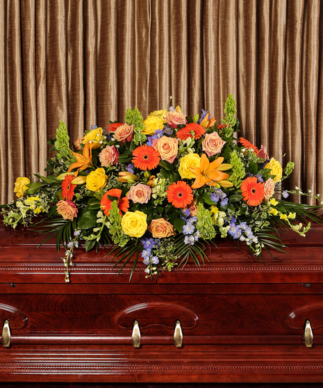 Glowing Tribute Series Casket Spray