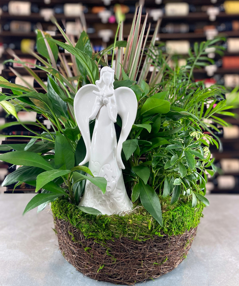 Planter Garden With Angel