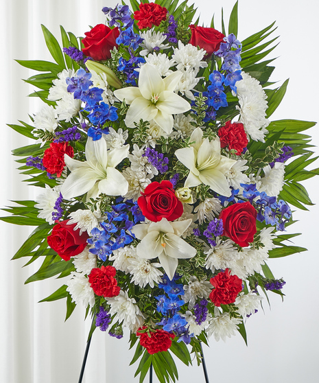 Patriotic Standing Spray