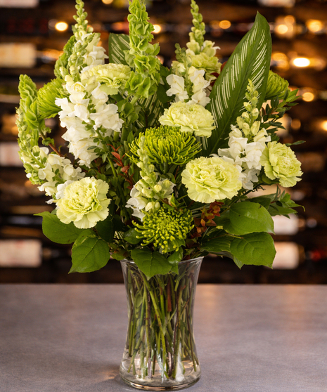 Pattys Vased Bouquet St Patricks Day Flowers Columbus Ohio