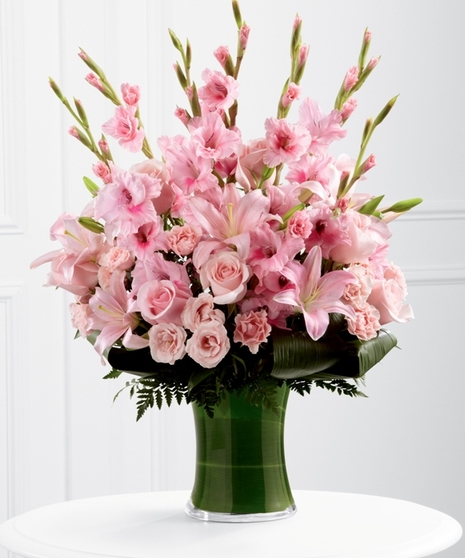 This stunning set of all pink flowers is nothing short of stunning. Pick the whole set at a discount, or choose only the individual items you like.
