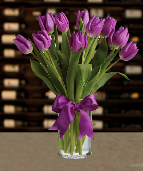Purple Tulip Bouquet