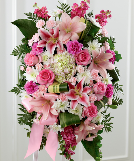 Forever Yours Remembered Standing Spray