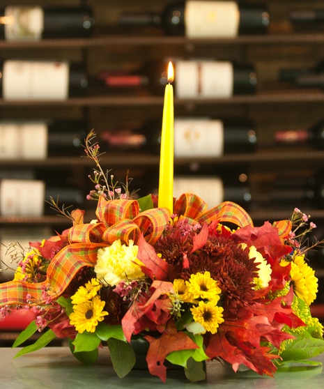 Single Candle Centerpiece