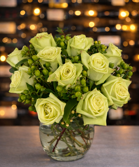 St Patricks Bowl Of Roses Columbus flowers