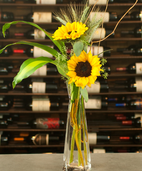 Sunflower Bud Vase