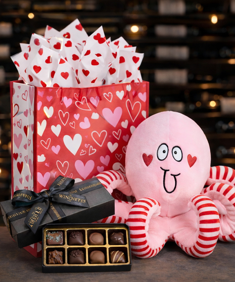 Valentine Snuggles Octopus