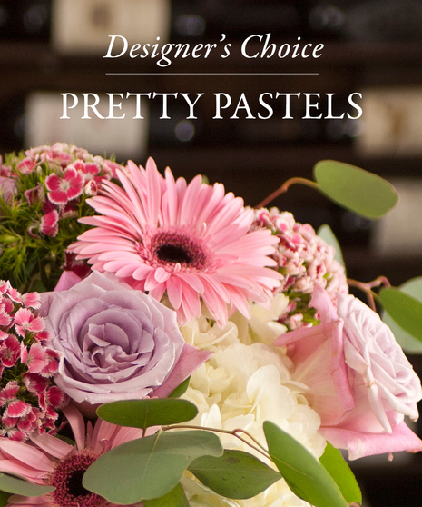 Fresh Floral Arrangement - Pastel Sympathy Designers Choice