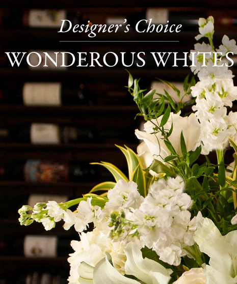 Fresh Floral Arrangement - White Designers Choice